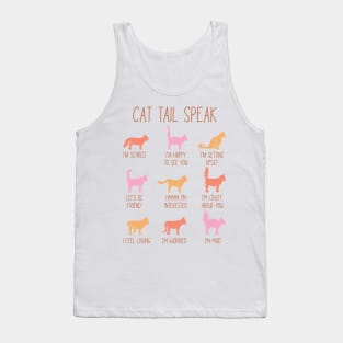 Cat mama Cat tail translation Tank Top